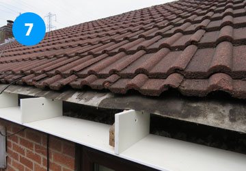 upvc supports on the property