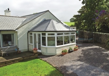 after image of conservatory roof