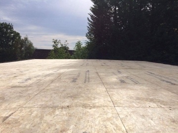 flat roof base